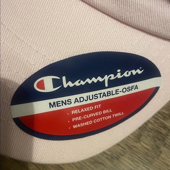 Pink Champion Paul de Franco BTFL BSTRD emotionally exhausted baseball cap - Picture 2 of 6